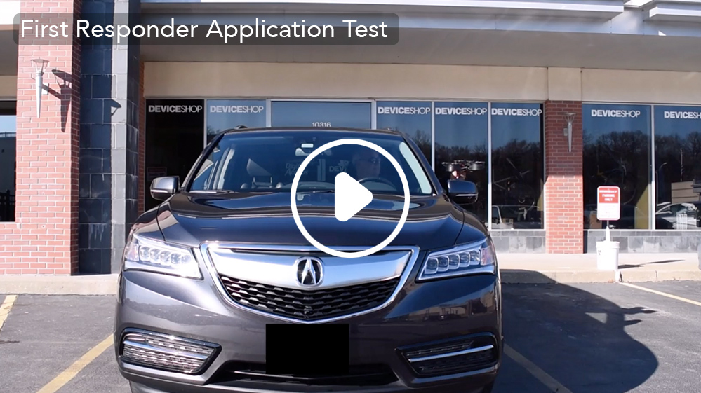 A drone that you can quickly deploy from the safety of your patrol vehicle